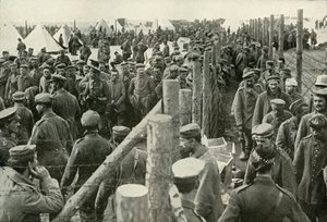 سجناء ألمان يدخلون الأقفاص ، 1919. بواسطة غير معروف