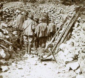الجرحى الألمان ، ثياومونت ، فردان ، شمال فرنسا ، c1914-c1918 بواسطة غير معروف