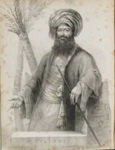 جيوفاني باتيستا بيلزوني 1778-1823 صورة من سرد العمليات وديسكو حديث بواسطة غير معروف