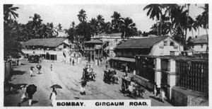 طريق Girgaum ، بومباي ، الهند ، c1925 بواسطة غير معروف