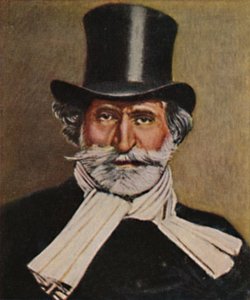 جوزيبي فيردي 1813-1901. - لوحة ميشيل 1934. بواسطة غير معروف