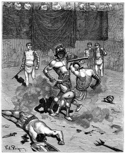 القتال المصارع ، 1882-1884 بواسطة غير معروف