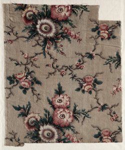 جزء Chintz المزجج ، ج. 1840. بواسطة غير معروف