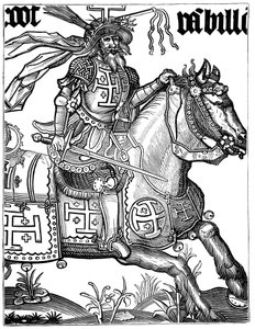 Godfrey of Bouillon ، القرن الحادي عشر الصليبي الفرنسي ، القرن الخامس عشر بواسطة غير معروف