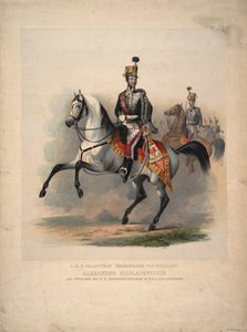 الأمير الكبير ألكسندر نيكولايفيتش بصفته العقيد العام لفوج الرادار الرابع النمساوي ، 1845 بواسطة غير معروف