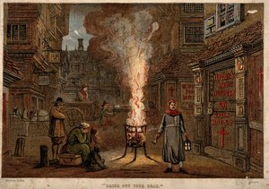 الطاعون العظيم في لندن ، 1665 بواسطة غير معروف