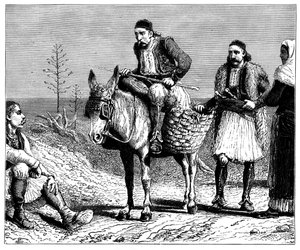 الفلاحون اليونانيون ، c1890 بواسطة غير معروف