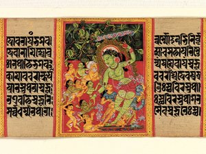 تارا غرين تارا توزع الهدايا لمحبّي النشوة ... كمال الحكمة ، أوائل القرن الثاني عشر. بواسطة غير معروف