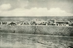 حراسة ضفاف قناة السويس 1919. بواسطة غير معروف