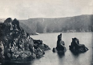 غيرنسي - خليج مولان هويت ، مع صخور الكلب والأسد ، 1895 بواسطة غير معروف