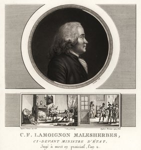 Guillaume-Chretien de Lamoignon de Malesherbes ، رجل دولة فرنسي ، وزير دولة بواسطة غير معروف