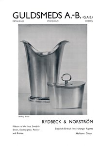 Guldsmeds A.-BGAB - الفضة الإسترليني - Rydbeck & Norström. ، 1939 بواسطة غير معروف
