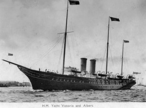 جلالة يخت فيكتوريا وألبرت ، 1900 بواسطة غير معروف
