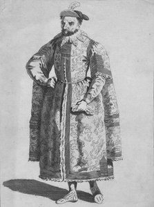 عادة تاجر لندن في 1640 ، 1776 بواسطة غير معروف