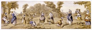"Harvest Time"، c1855 بواسطة غير معروف