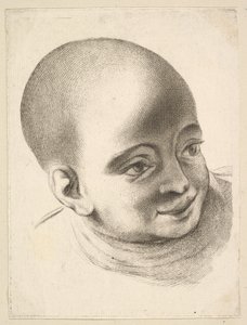 رأس طفل ، من Livre de Têtes Gravées dapres F. Boucher et Autres Book of ... ، القرن الثامن عشر. بواسطة غير معروف