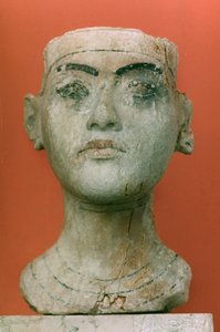 رأس ملك ، توت عنخ آمون ، مصري بواسطة غير معروف