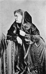 هيلينا بتروفنا بلافاتسكي ، الثيوصوفية الأمريكية الروسية ، 1875 بواسطة غير معروف
