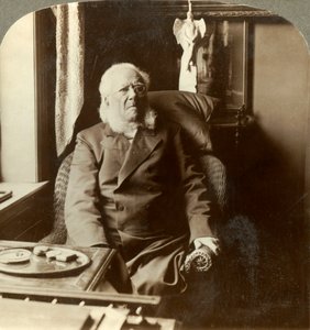 هنريك إبسن ، الشاعر الذي يكرمه العالم أجمع ، في الوطن كريستيانيا ، النرويج ، c1905. بواسطة غير معروف