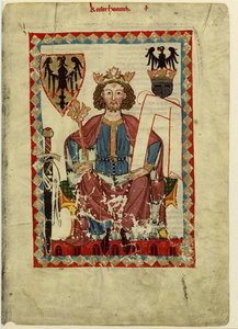 هنري السادس 1165-1197 ، الإمبراطور الروماني المقدس من مجلد المخطوطة ، بين 1305 و 1340 بواسطة غير معروف