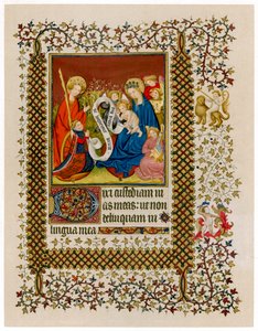 هنري السادس قبل العذراء والطفل ، c1420 بواسطة غير معروف