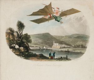 عربة البخار الهوائية لهينسون ، عام 1843 بواسطة غير معروف