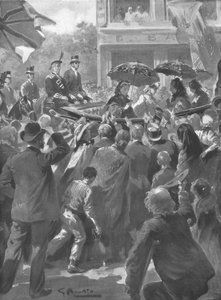 زيارة صاحبة الجلالة إلى الطرف الشرقي من لندن ، 2 أبريل 1873 ، 1901. بواسطة غير معروف