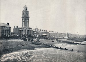 هيرن باي - الجبهة ، تظهر برج الساعة ، 1895 بواسطة غير معروف