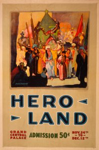 ملصق Hero Land ، نيويورك ، نيويورك بواسطة غير معروف