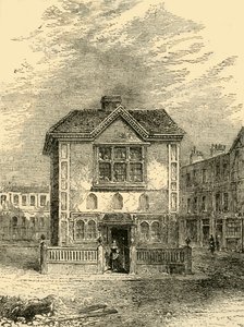 قاعة هيكس حوالي عام 1750 ، c1872. بواسطة غير معروف