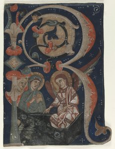 R الأولي التأريخي المستأصل من تدريجي: The Marys at the Tomb ، ج. 1200-1230. بواسطة غير معروف