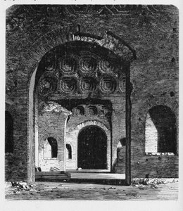 تاريخ روما القديمة. Aula Palatina هي كاتدرائية قصر روماني بناها الإمبراطور قسطنطين (306-337 م) في بداية القرن الرابع. بواسطة غير معروف