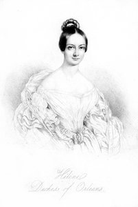 هيلين مكلنبورغ شفيرين ، دوقة أورليانز 1814-1858 ، القرن التاسع عشر بواسطة غير معروف