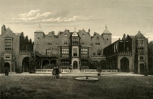 هولاند هاوس ، كنسينغتون ، c1876. بواسطة غير معروف