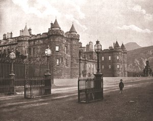 هوليرود هاوس ، إدنبرة ، اسكتلندا ، 1894. بواسطة غير معروف
