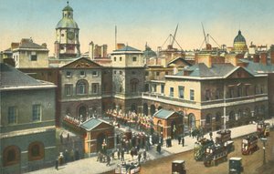حرس الخيل ، وايتهول ، لندن ، c1910. بواسطة غير معروف