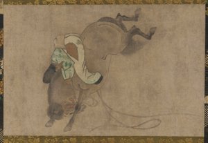 الحصان والفارس ، فترة موموياما ، 1568-1615. بواسطة غير معروف