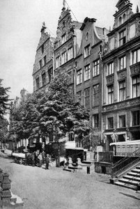 منازل في Brodbankengasse ، Danzig ، c1922 بواسطة غير معروف