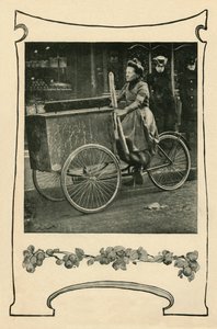 كيف يتم توصيل الخبز في باريس ، 1901. بواسطة غير معروف