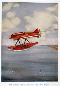 طائرة مائية أحادية السطح من Macchi ، كأس شنايدر ، سبتمبر 1929 بواسطة غير معروف