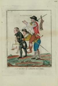 كنت متأكدًا من أننا سنأخذ دورنا ، 1789. بواسطة غير معروف