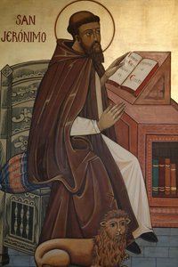 Icon depicting San Jeronimo Madrid Spain بواسطة غير معروف