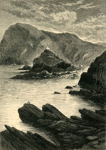 Ilfracombe - منظر من الصخور في قاعدة كابستون ، 1898. بواسطة غير معروف