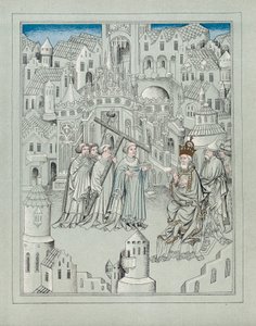 رسم توضيحي من رحلات فارس اللغة الإنجليزية الأسطوري السير جون ماندفيل ، c1372 بواسطة غير معروف