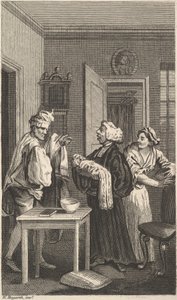 رسم توضيحي لـ Tristram Shandy ، المجلد 4 ، القرن التاسع عشر. بواسطة غير معروف
