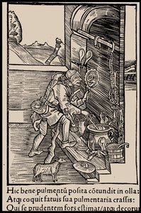 رسم توضيحي لكتاب سفينة الحمقى بقلم سيباستيان برانت ، 1497. بواسطة غير معروف