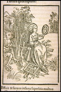 رسم توضيحي لكتاب سفينة الحمقى بقلم سيباستيان برانت ، 1497. بواسطة غير معروف