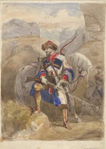 الإمام شامل 1797-1871 ، 1854 بواسطة غير معروف