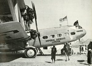 إمبريال إيرويز Handley-Page HP 42 ذات السطحين هانو ، جوادر ، بلوشستان ، c1931-c1940 1946. بواسطة غير معروف