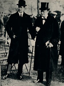 في هايد بارك مع ولي عهد السويد ، 1917 ، 1945. بواسطة غير معروف